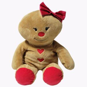 Build A Bear Gingerbread Girl Cookie 15 inch Christmas Plush Stuffed Animal Toy